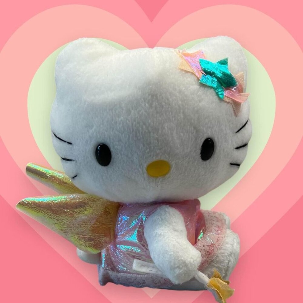 Adorable 2001 Sanrio Hello Kitty Fairy‎ Princess Plush